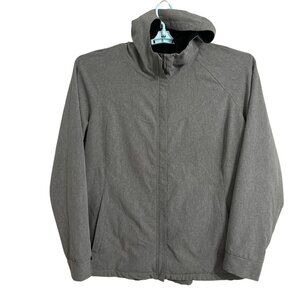 Kirkland Signature Ladies Gray Softshell Waterproof Jacket XXL Velour Lining